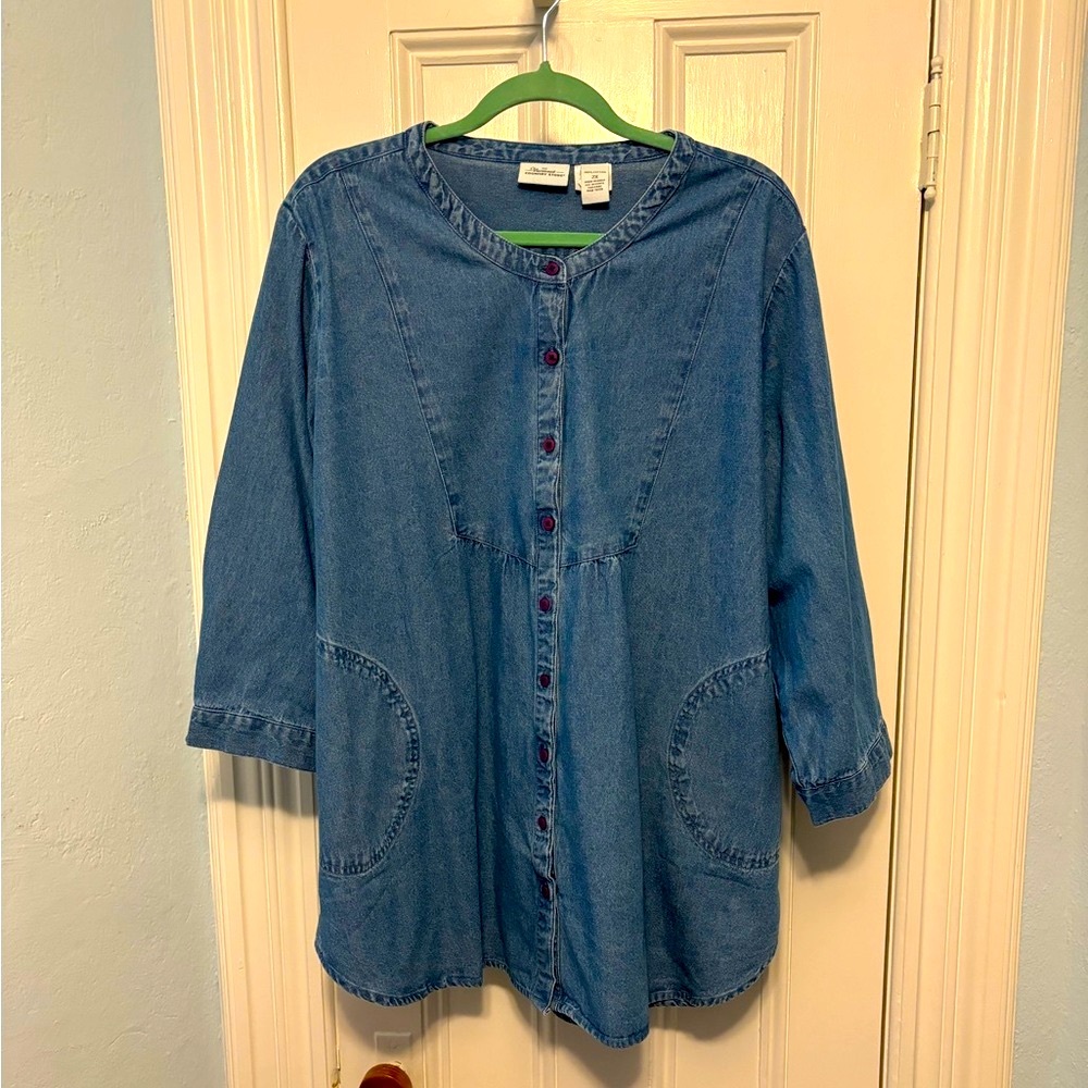 Denim Tunic plus 2X